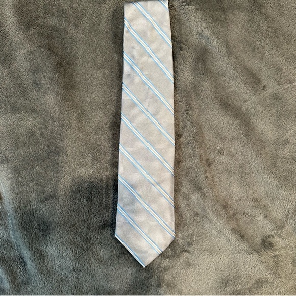 Brooks Brothers Men's Pure Silk Tie ~ "346" ~ Blue ~ Striped ~ Made in the USA! - Picture 5 of 6